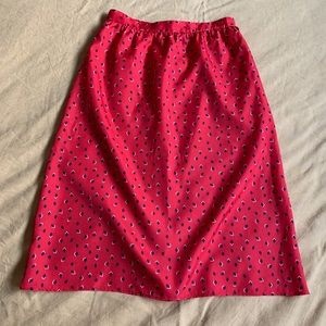Red Pencil 🖍 skirt vintage Sz XS